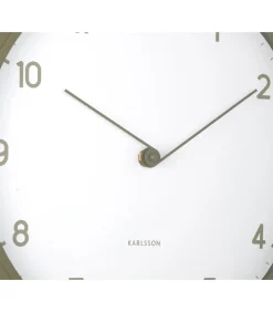 Wandklok Sencillez - Legergroen - Ø30cm