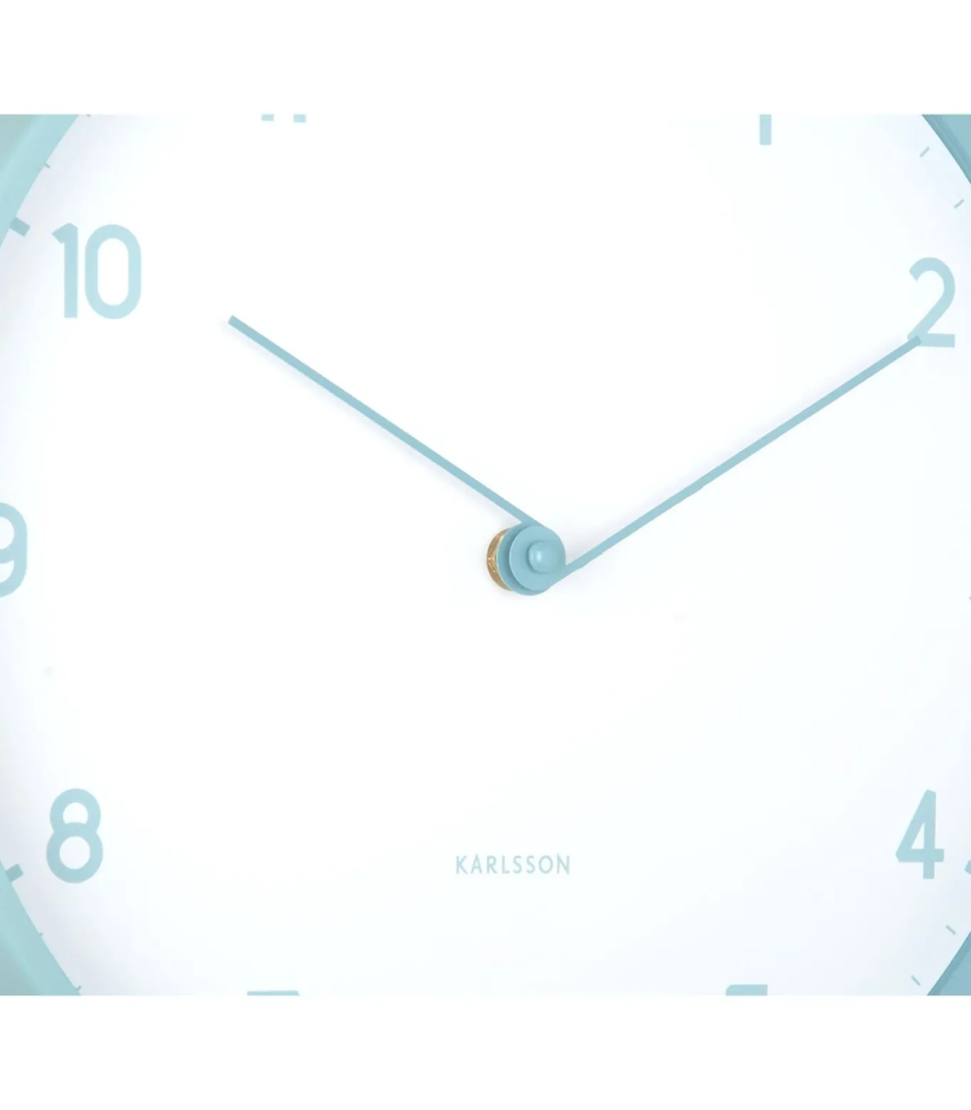 Wandklok Sencillez - Mistig blauw - Ø30cm