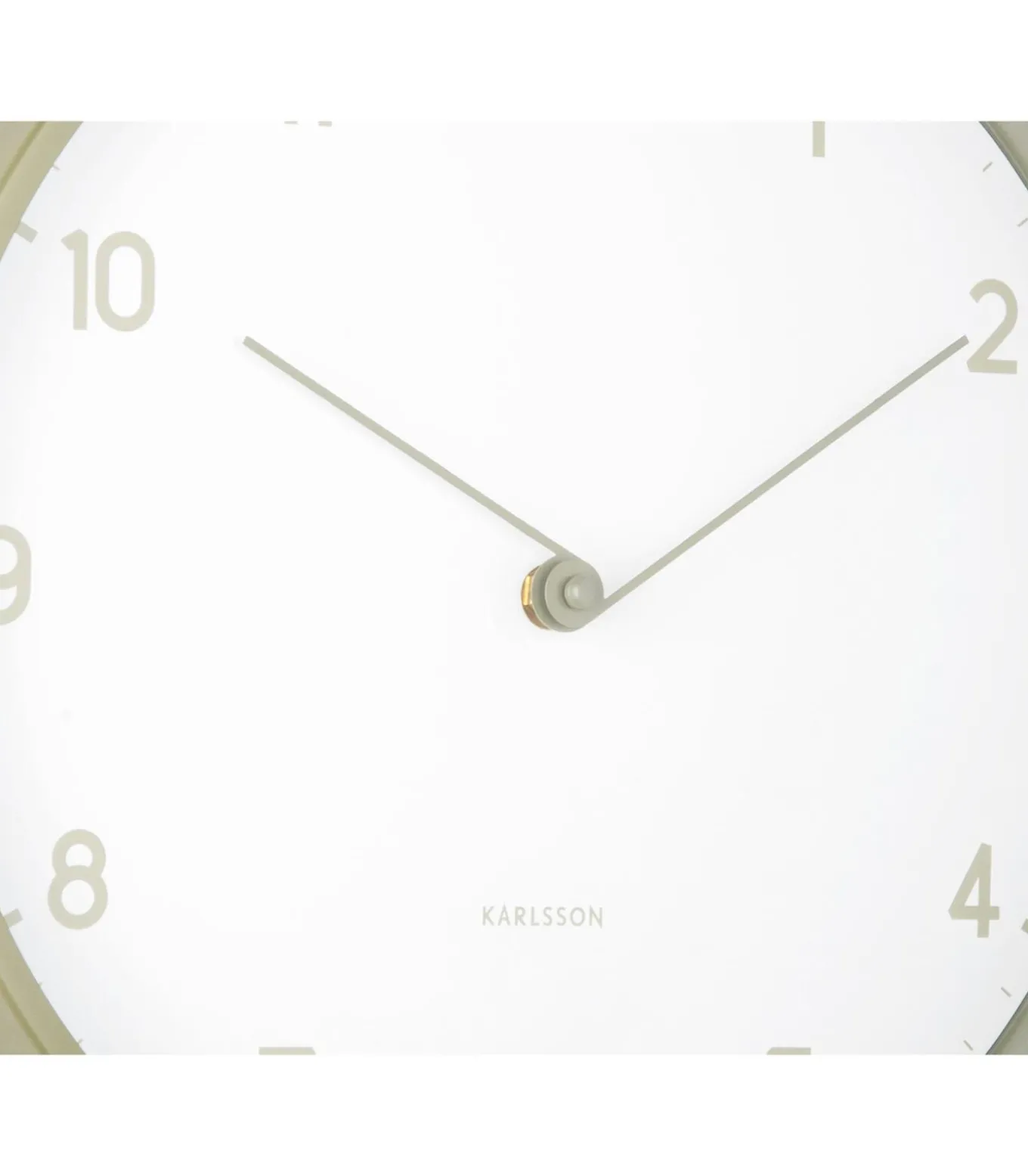 Wandklok Sencillez - Theegroen - Ø30cm