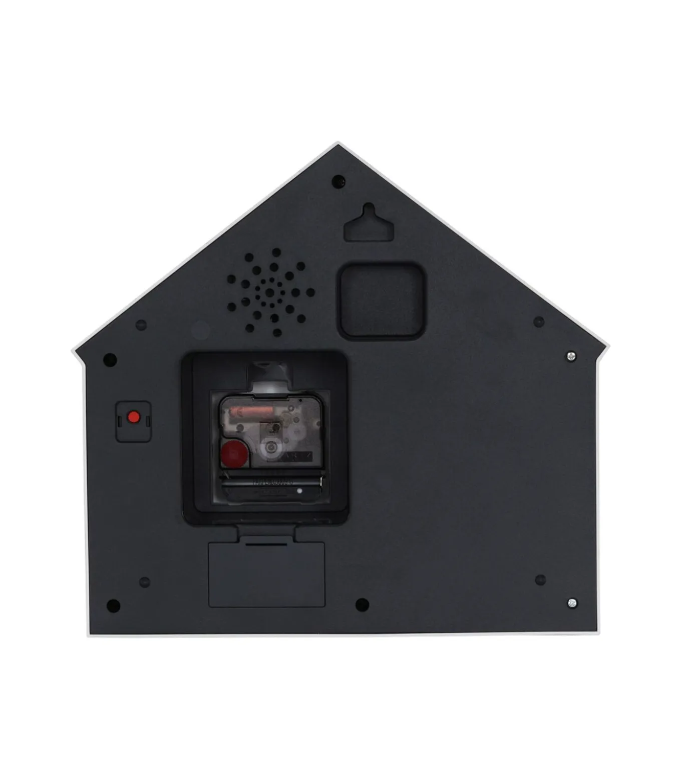 Wandklok Siting Cat - Geel - 24.9x24.9x27cm