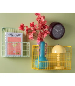 Wandklok Slope - Dark mauve - Ø20cm