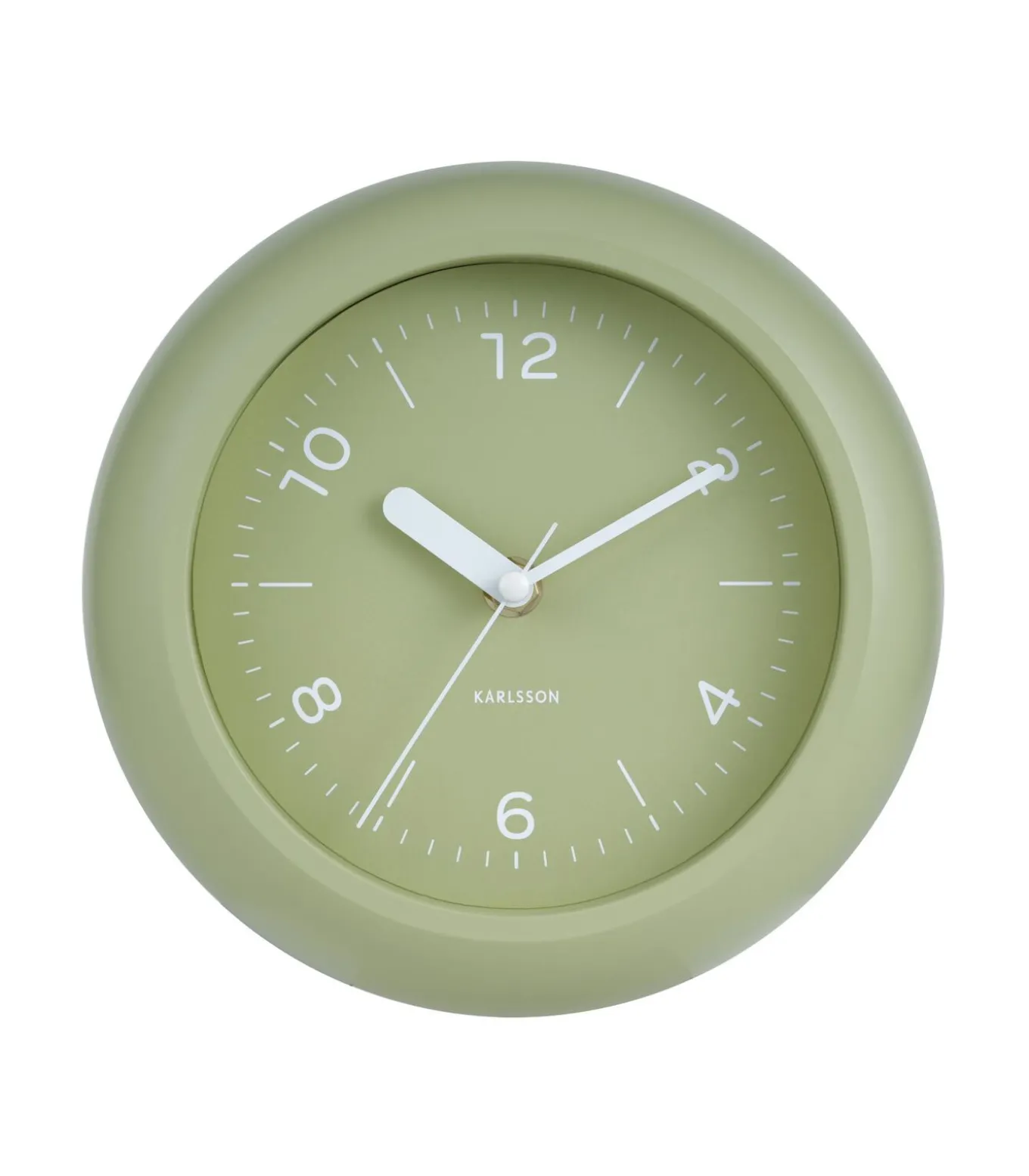 Wandklok Slope - Theegroen - Ø20cm