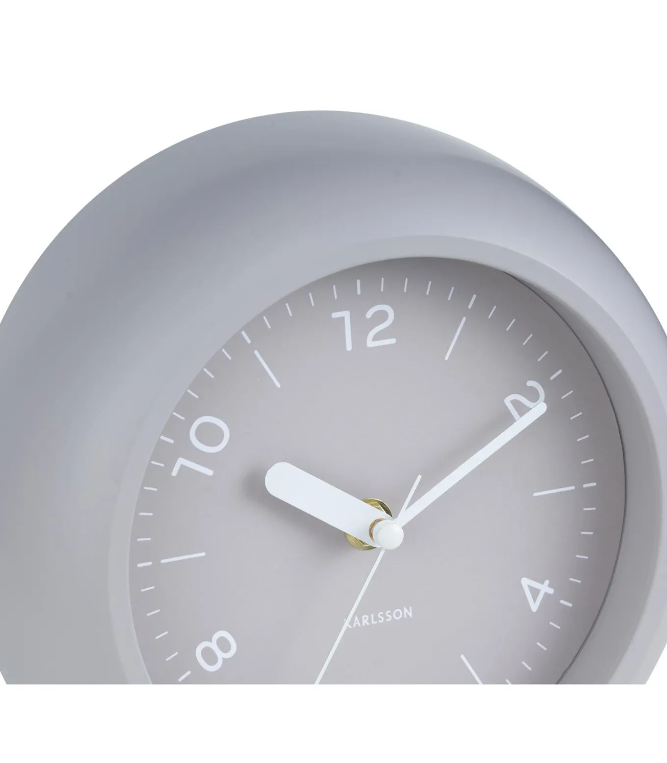 Wandklok Slope - Warmgrijs - Ø20cm