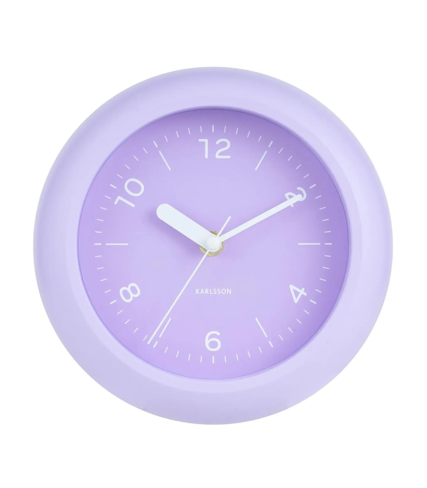 Wandklok Slope - Zachtpaars - Ø20cm