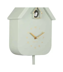 Wandklok Solo Color Cuckoo - Jadegrijs - 6x21,5x41cm