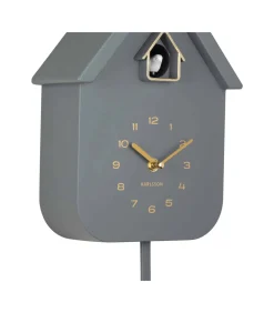 Wandklok Solo Color Cuckoo - Grijs - 6x21,5x41cm