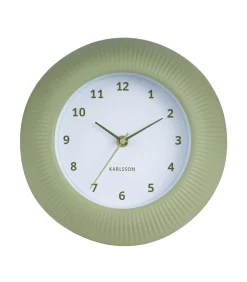 Wandklok Tender Rib - Theegroen - Ø25cm