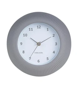 Wandklok Tender Rib - Warmgrijs - Ø25cm