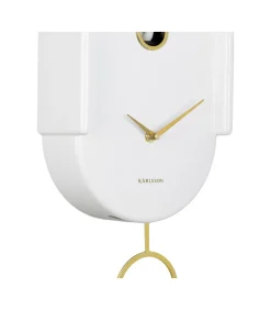 Wandklok Tweet - Wit - 20x8.5x42cm