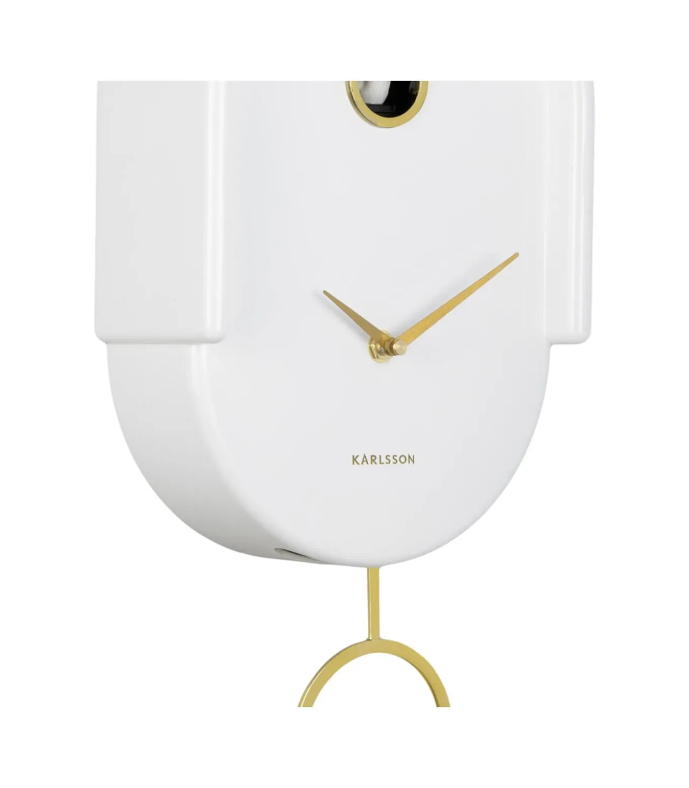 Wandklok Tweet - Wit - 20x8.5x42cm