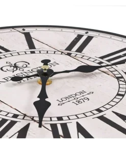 Wandklok vintage stijl 30 cm Londen