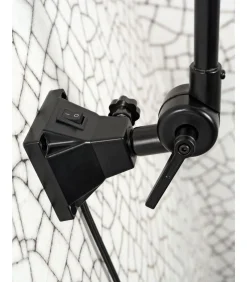 Wandlamp Amsterdam - Wit/Zwart - 65x32x45cm