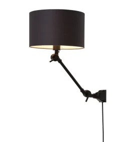 Wandlamp Amsterdam - Zwart/Zwart - 65x32x45cm