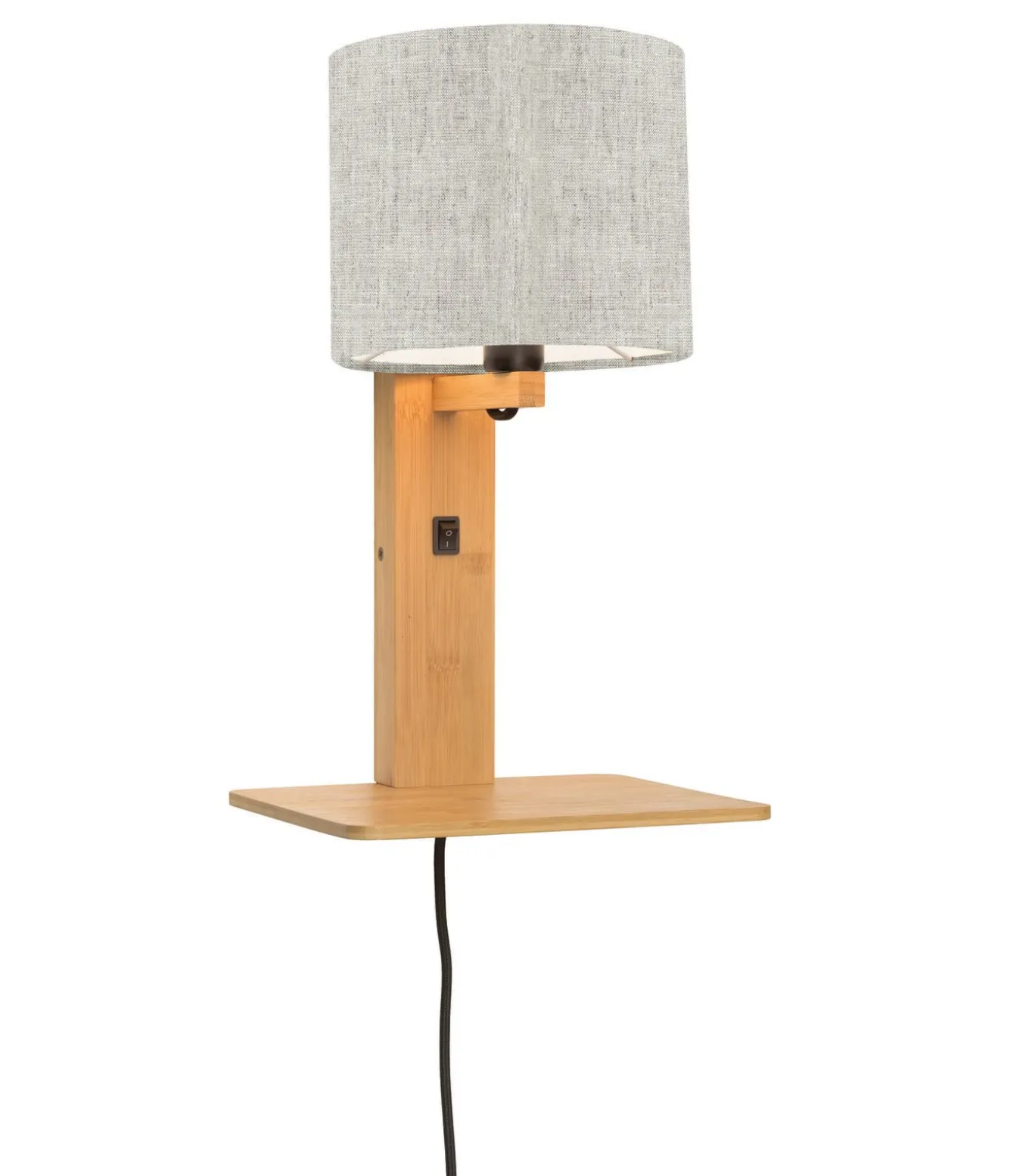 Wandlamp Andes - Bamboe/Naturel - 19x24x36cm