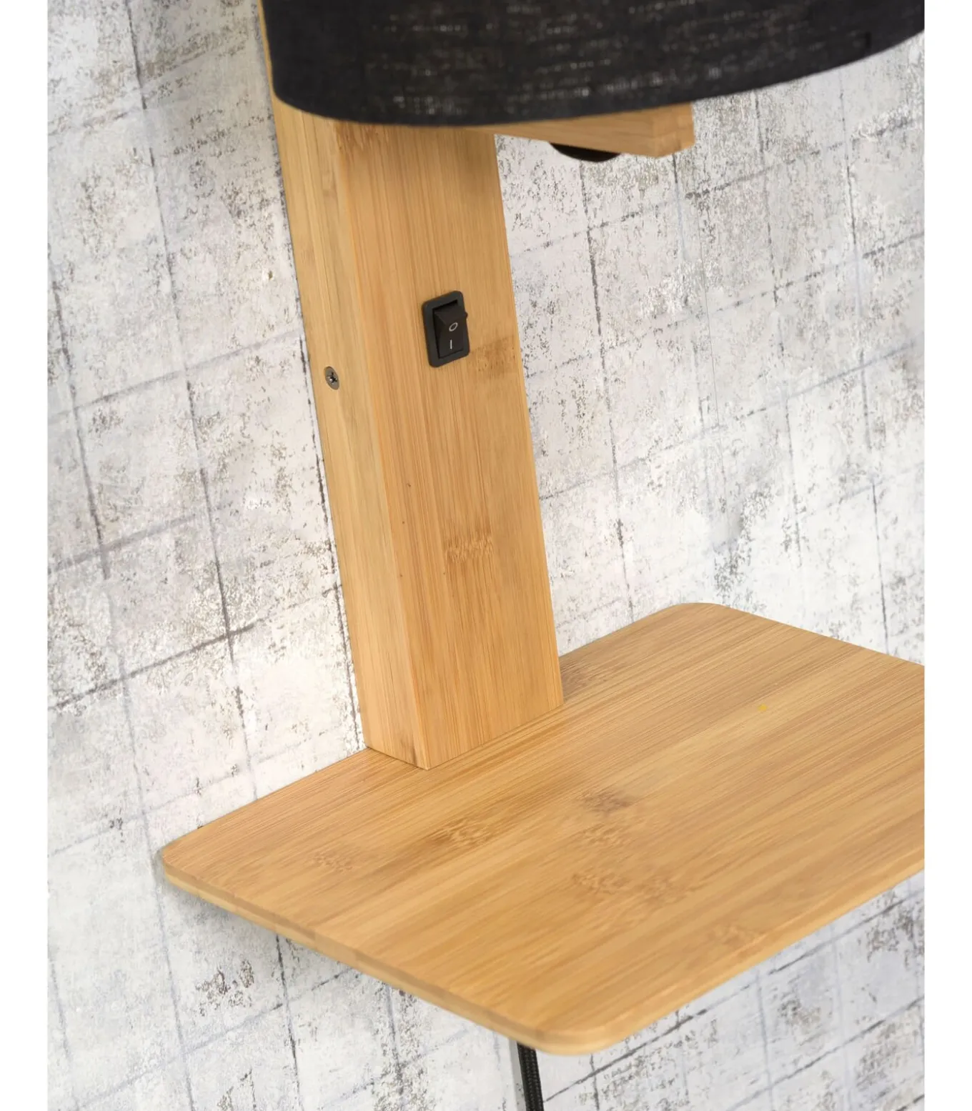 Wandlamp Andes - Bamboe/Naturel - 19x24x36cm