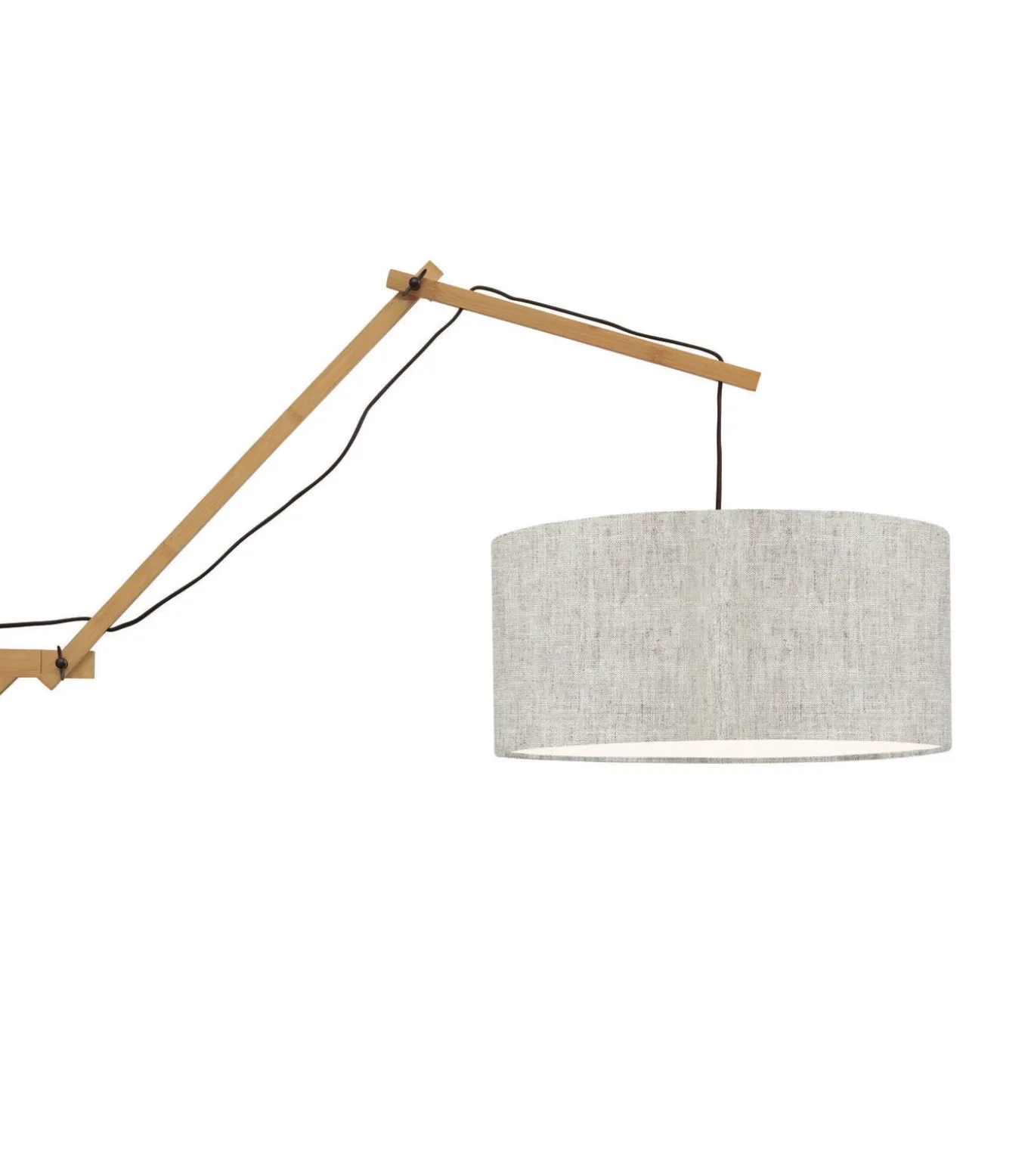 Wandlamp Andes - Bamboe/Naturel - 95x47x55cm