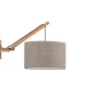 Wandlamp Andes - Bamboe/Taupe - 50x32x45cm