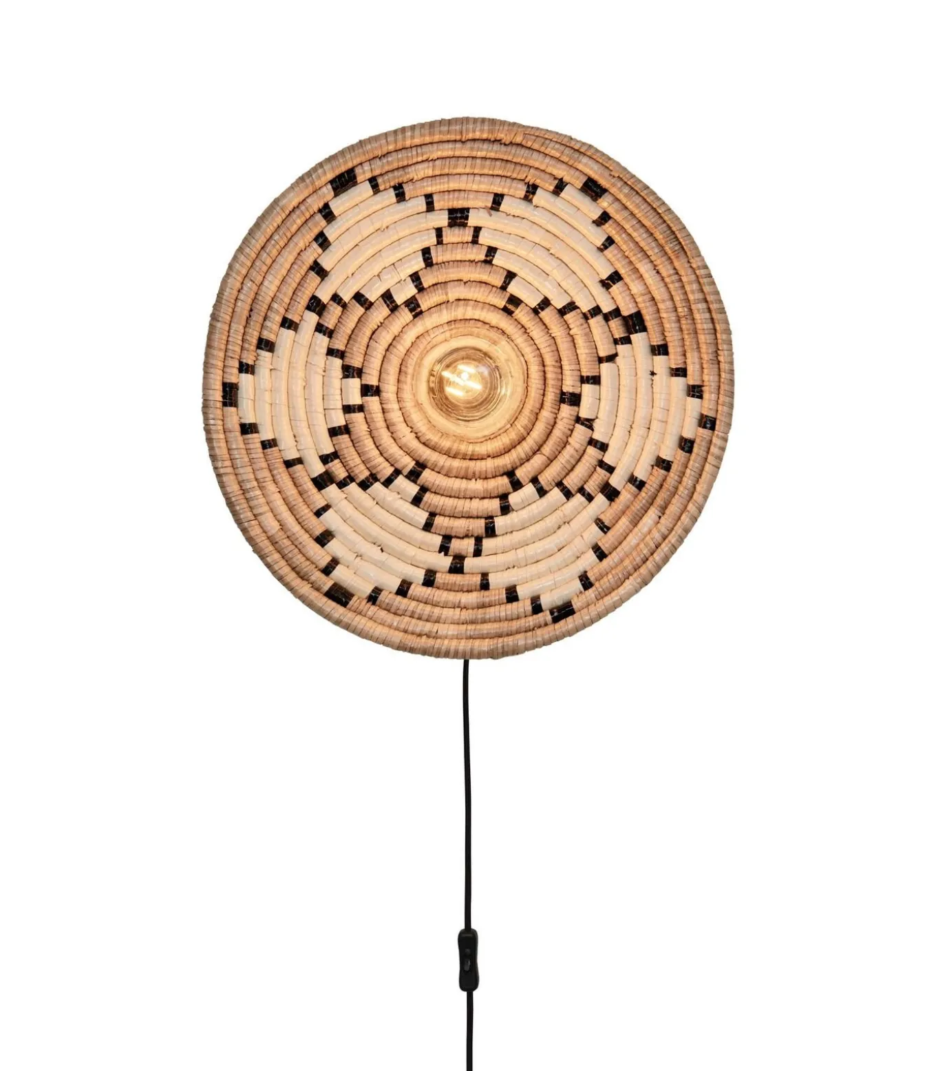 Wandlamp Andros - Naturel/Wit - Ø45cm