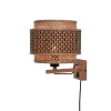 Wandlamp Bhutan - Bamboe - Ø25cm