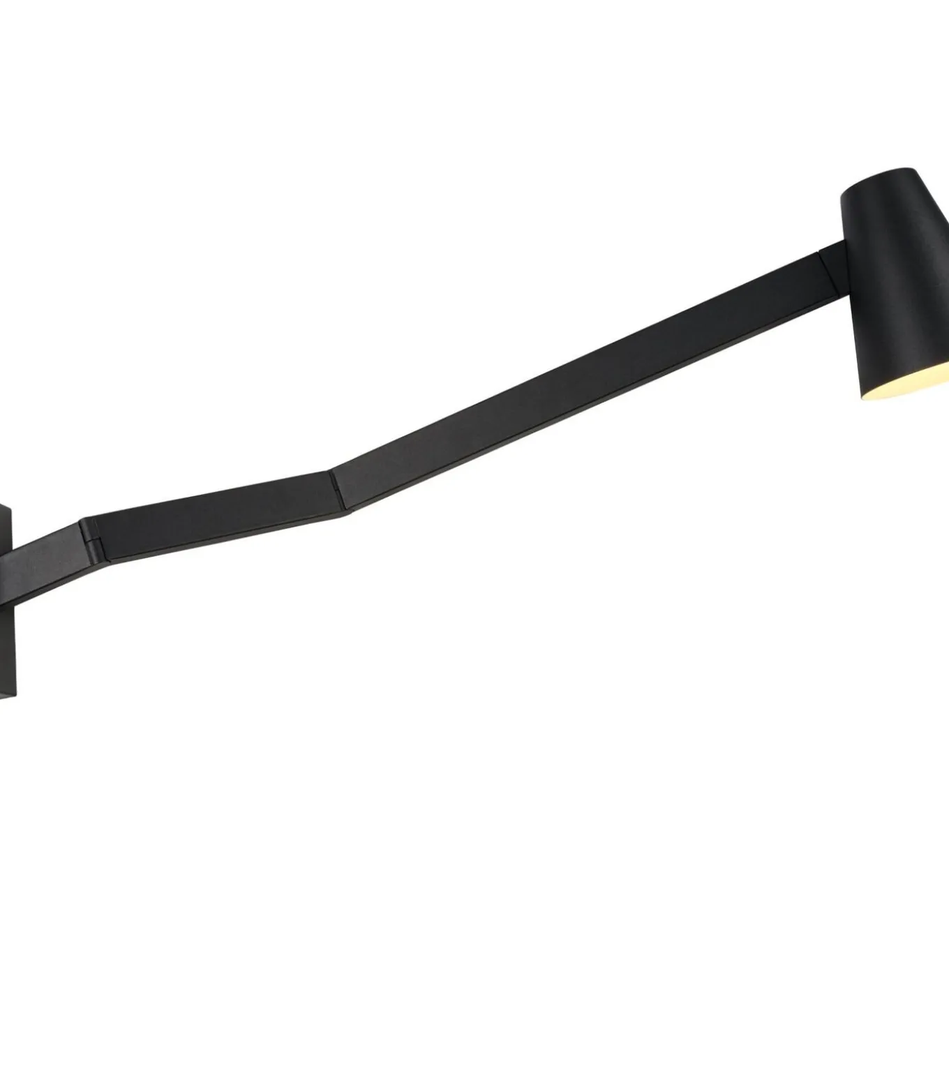 Wandlamp Biarritz - Zwart - 89x12x25cm