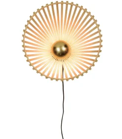Wandlamp Bromo - Bamboe - Asymmetrisch - Ø40cm