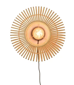 Wandlamp Bromo - Bamboe - Ø40cm