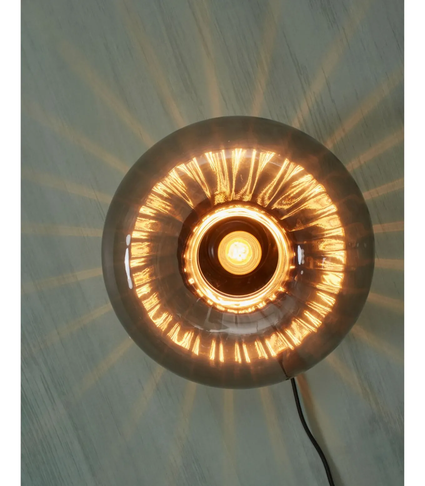 Wandlamp Brussels - Antraciet - Ø27cm