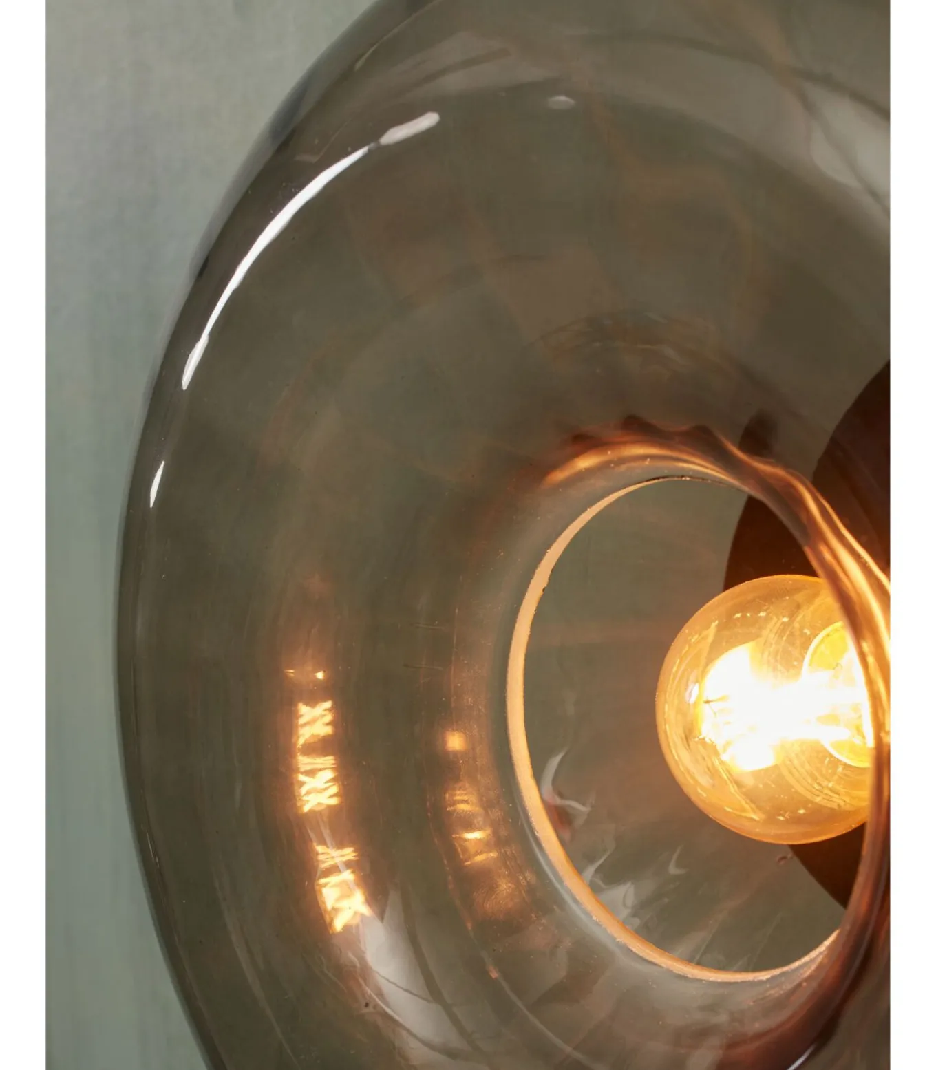 Wandlamp Brussels - Antraciet - Ø27cm