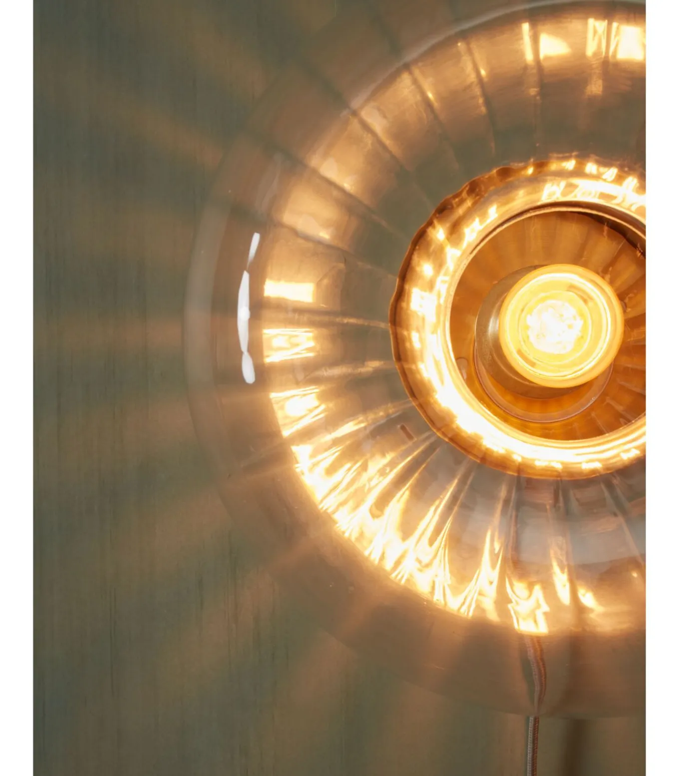 Wandlamp Brussels - Goud/Glas - Ø27cm