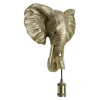 Wandlamp Elephant - Goud - 35x13x36cm