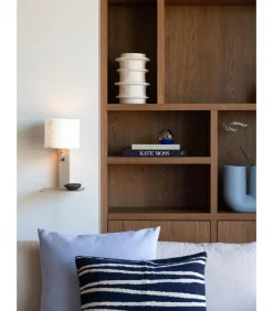 Wandlamp Florence - Bruin - 24x24x42cm