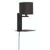 Wandlamp Florence - Zwart/Zwart - 24x22x42cm