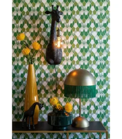 Wandlamp Giraffe - Zwart - 20.5x19x61cm