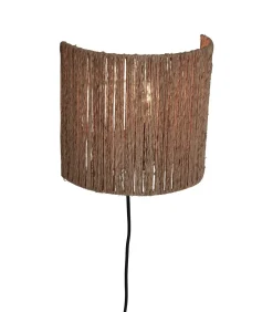 Wandlamp Iguazu - Jute - 25x25x22cm