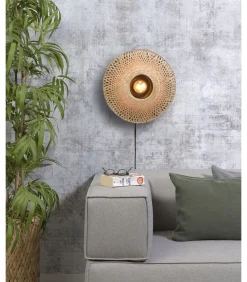 Wandlamp Kalimantan - Bamboe - Ø44cm