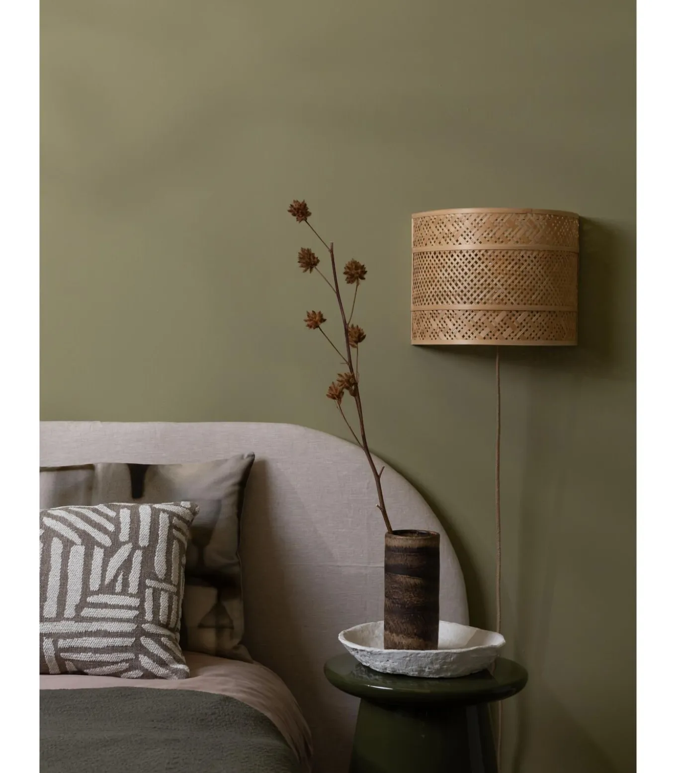 Wandlamp Langkawi - Naturel - Ø32cm