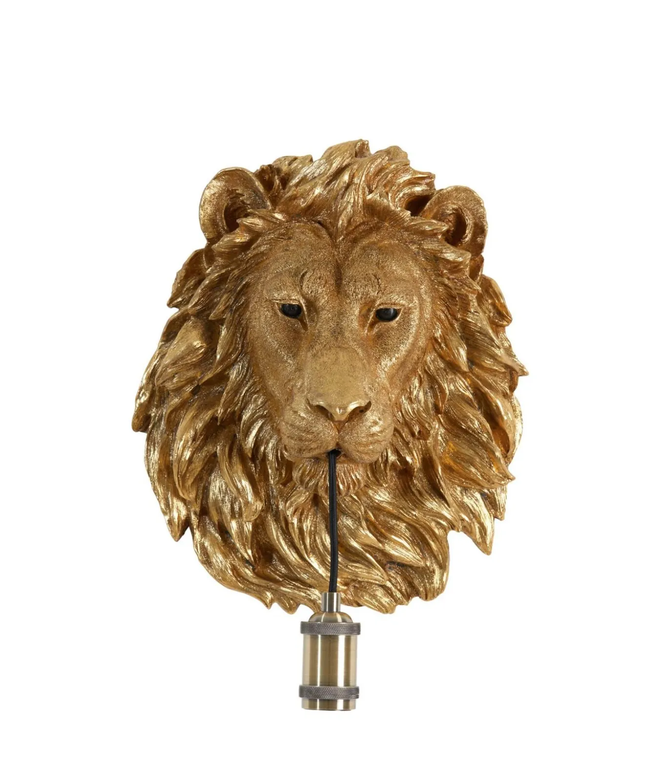 Wandlamp Lion - Brons - 33.5x19x40.5cm