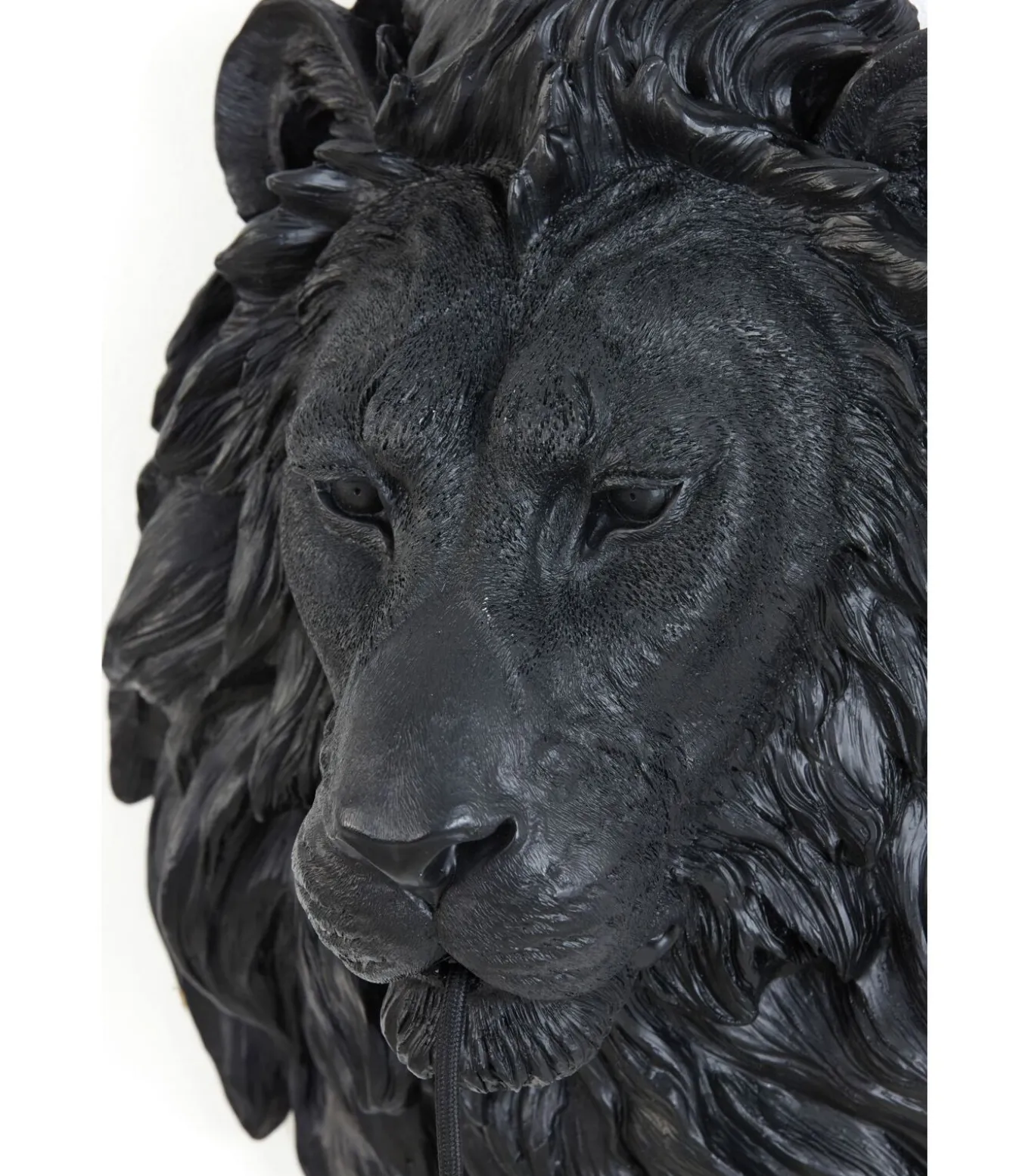 Wandlamp Lion - Zwart - 33.5x19x40.5cm