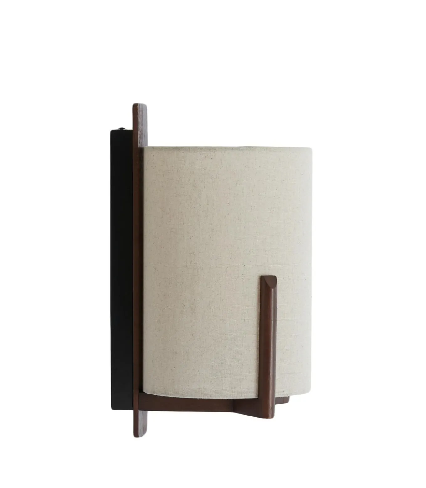 Wandlamp Litto - Donkerbruin - 22x18x36cm