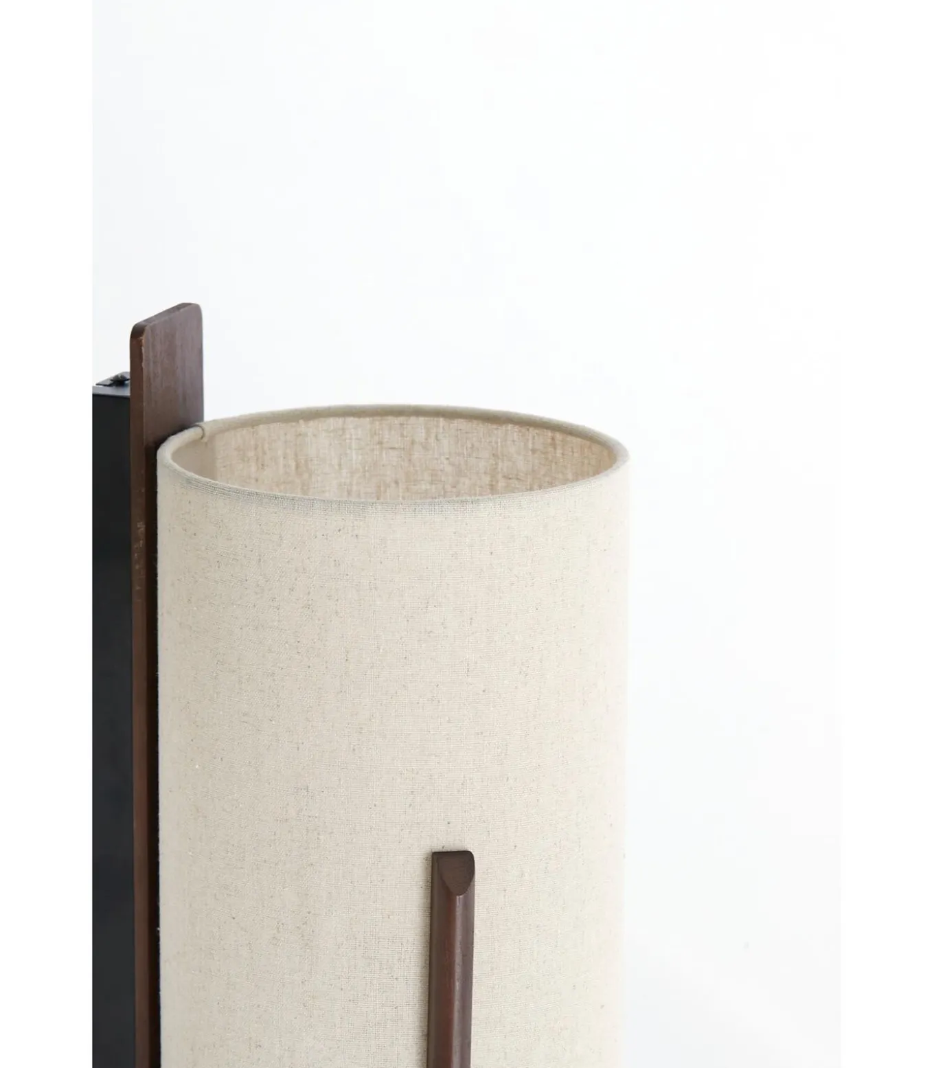 Wandlamp Litto - Donkerbruin - 22x18x36cm