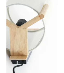 Wandlamp Litto - Naturel - 22x18x36cm