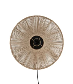 Wandlamp Lyra - Bruin - Ø43cm