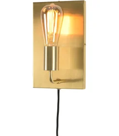 Wandlamp Madrid - Goud - 15x10x25cm