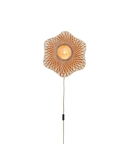 Wandlamp Madura - Naturel - Ø44cm