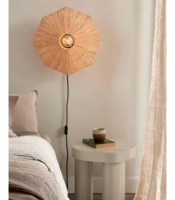 Wandlamp Panama - Naturel - 45x7x45cm