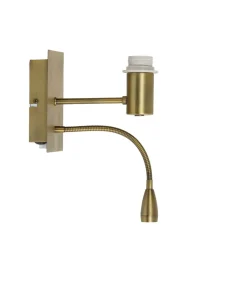 Wandlamp Regina - Brons - 20x11x35cm