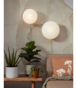 Wandlamp Sapporo - Wit - Ø34cm