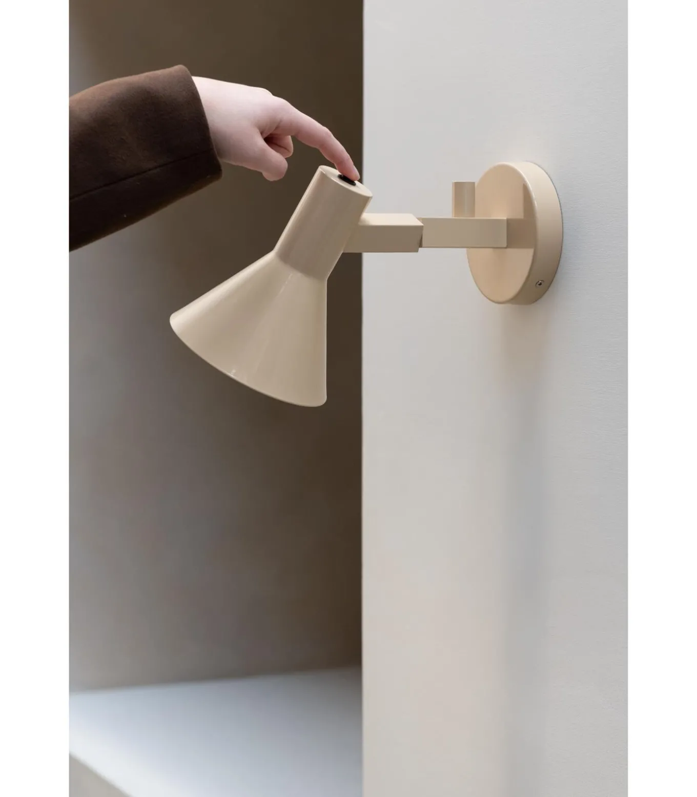 Wandlamp Stavanger - Beige - 31x15x20cm