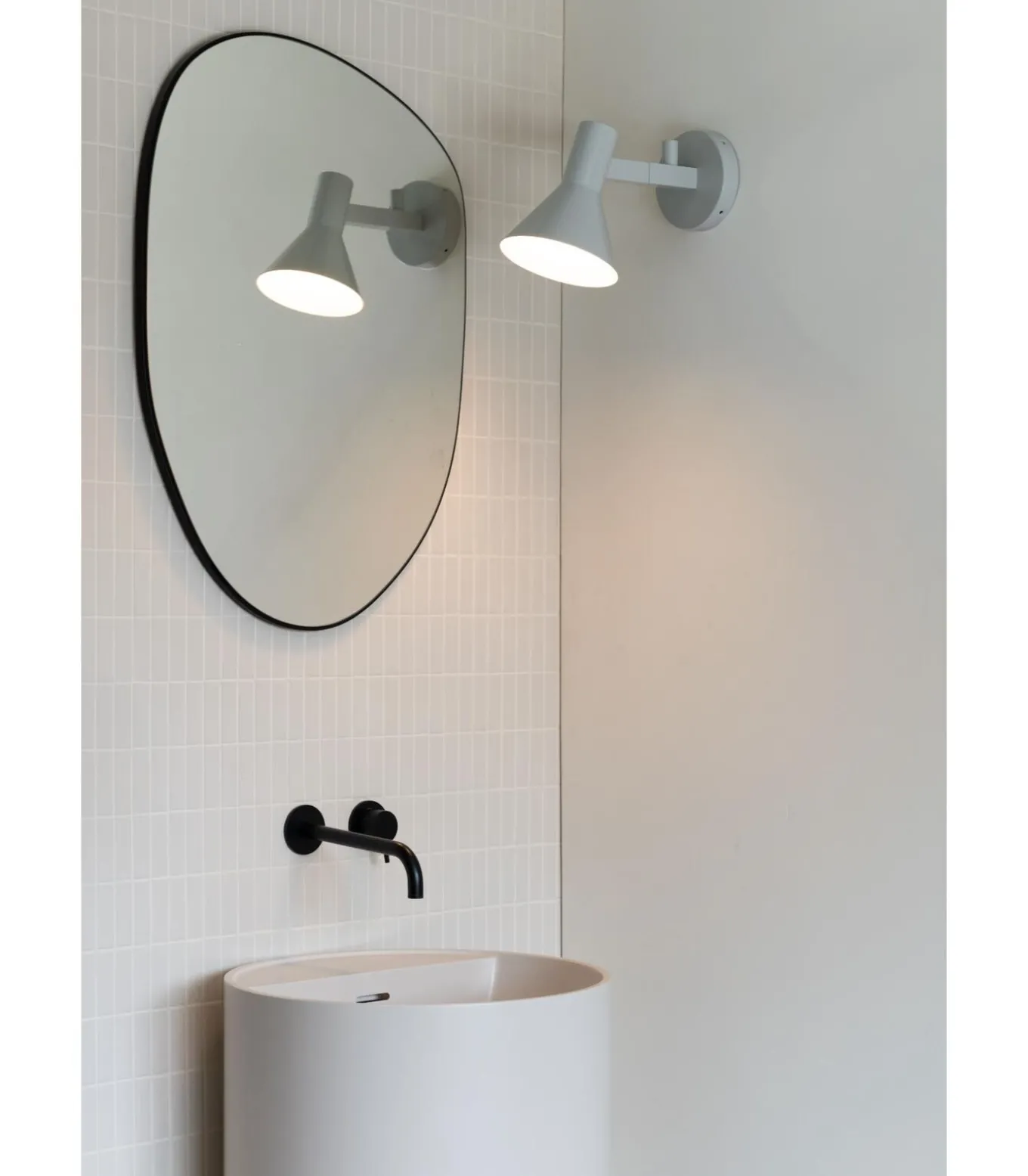 Wandlamp Stavanger - Grijs - 31x15x20cm