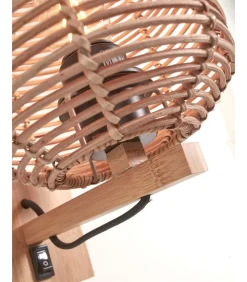 Wandlamp Tanami - Rotan - Ø18cm